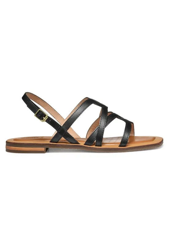 Sandale dama - D55YFA-0001J - Piele naturala - Negru