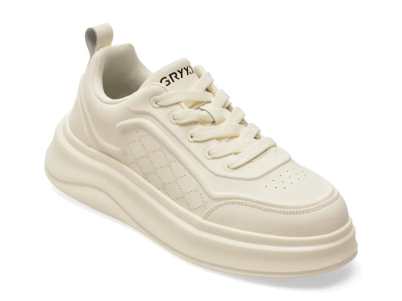 Pantofi sport albi, 2006, din piele naturala