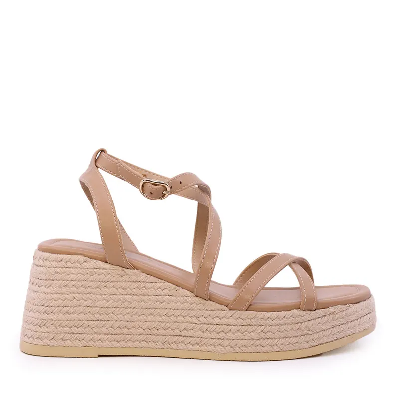 Sandale cu platformă femei Solo Donna bej 2549DS8620BE