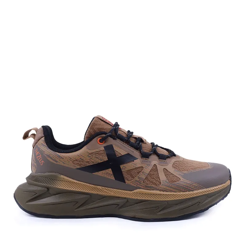 Sneakers bărbați Thezeus maro din material textil 2491BPS30135M