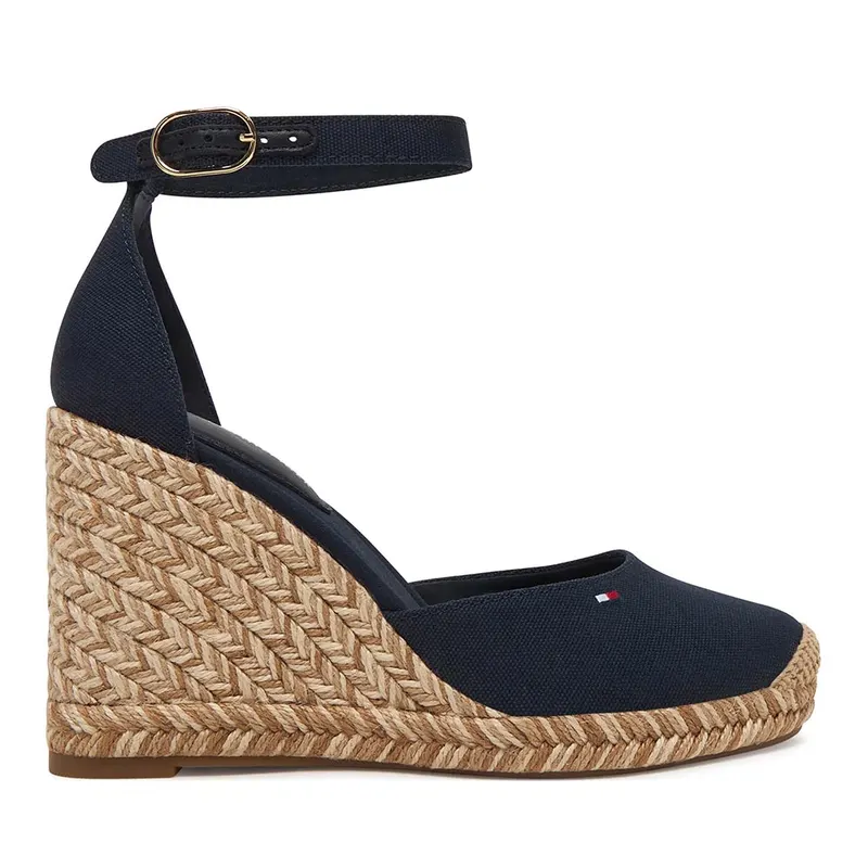 Sandale cu platformă femei Tommy Hilfiger bleumarin 3411DD9225BL