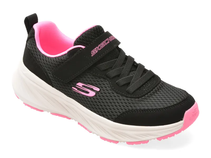 Pantofi sport SKECHERS negri, EDGERIDE, din material textil