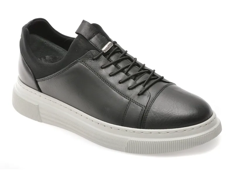 Pantofi GRYXX negri, BS3810, din piele naturala