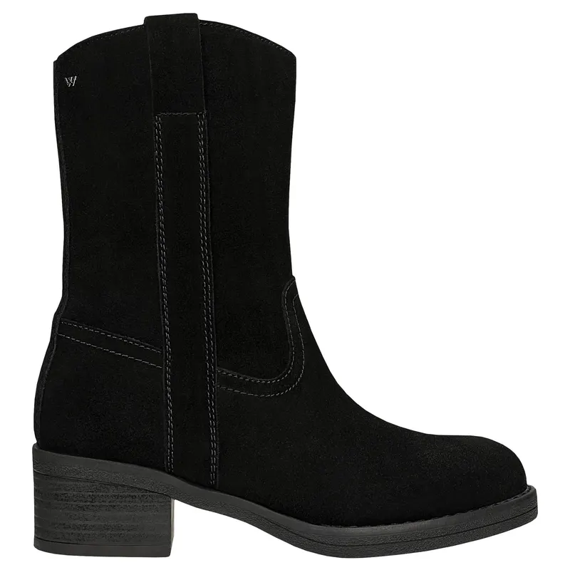 Botine negre cu fermoar damă