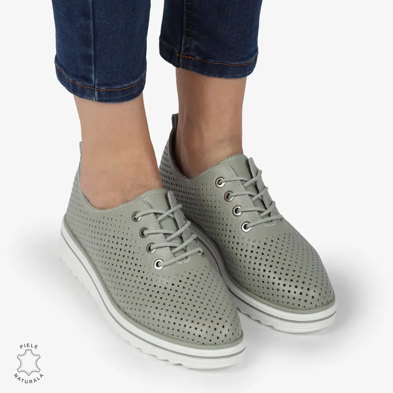 Pantofi casual dama din Piele naturală CRL0113 BARILLA