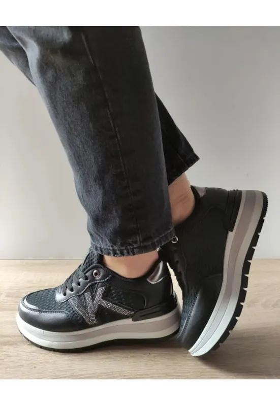 Pantofi Casual Dama Nd10510-1 Negri - Negru - Negru