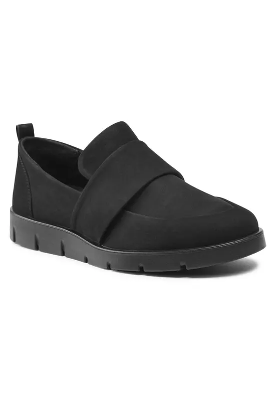 Mocasini dama piele nabuc - negru