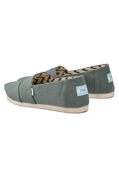 Mocasini dama 10017719 - Textil - Verde