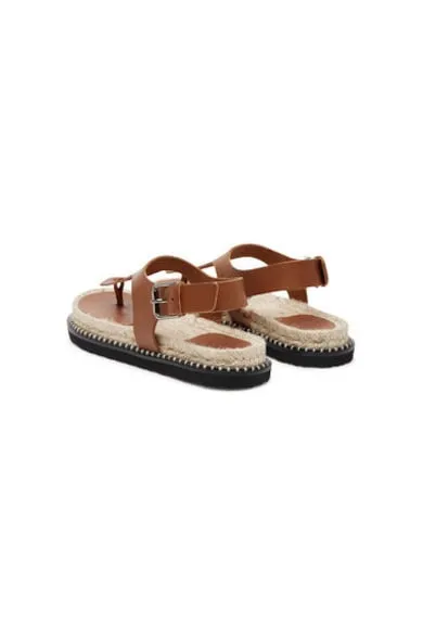 Espadrile dama 025672-2003 - Piele naturala - Maro