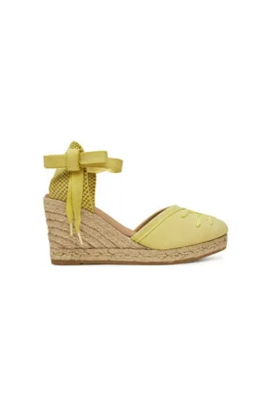 Espadrile dama G106495 - Textil - Galben
