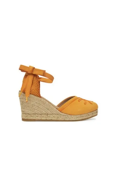 Espadrile dama G106494 - Textil - Portocaliu
