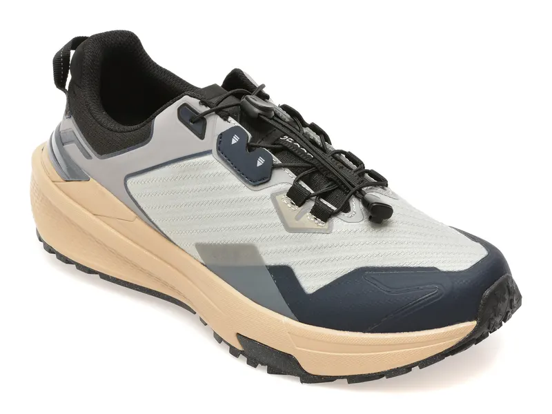 Pantofi sport gri, 35808, din material textil