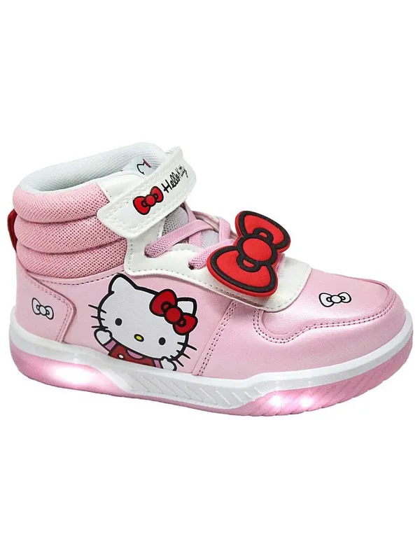 Incaltaminte Pvc Sole With Lights Hello Kitty