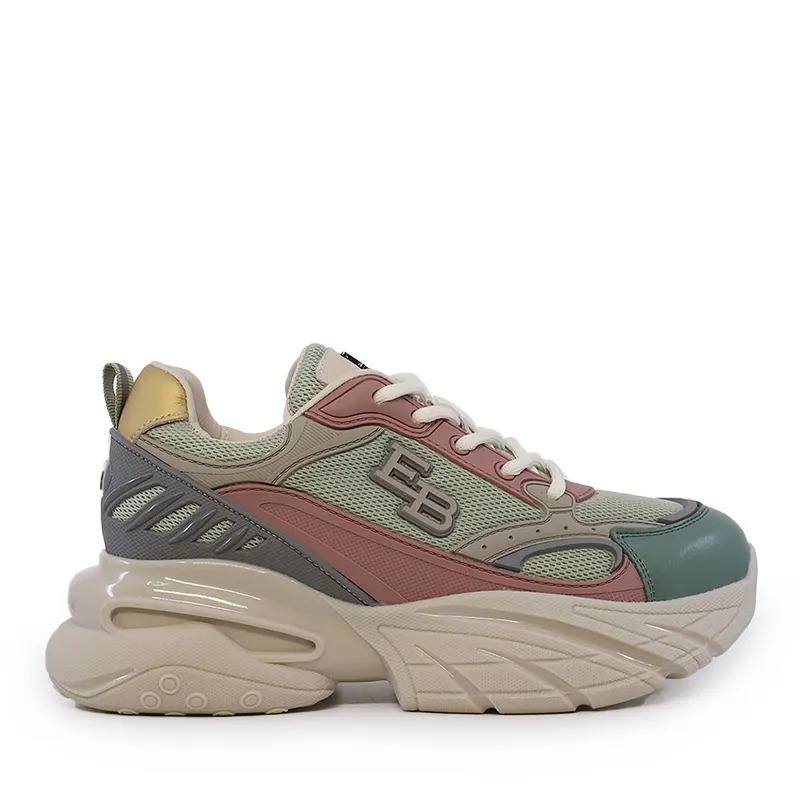 Sneaker femei Enzo Bertini multicolor din piele și textil 3861DP191MU