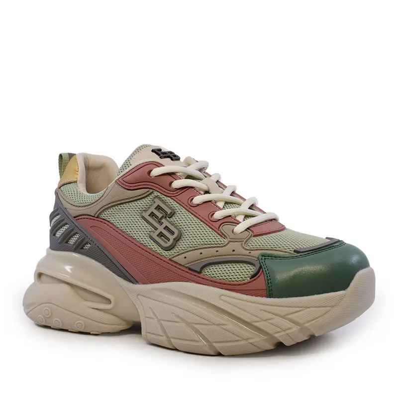 Sneaker femei Enzo Bertini multicolor din piele și textil 3861DP191MU — imaginea 2