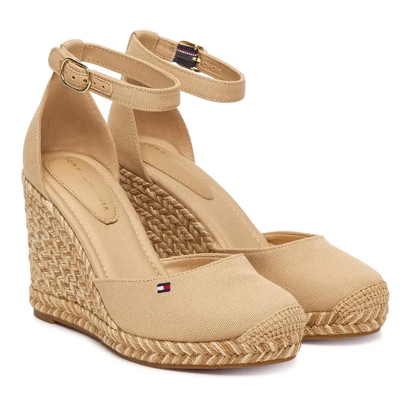Sandale cu platformă femei Tommy Hilfiger bej 3411DD9225BE — imaginea 2