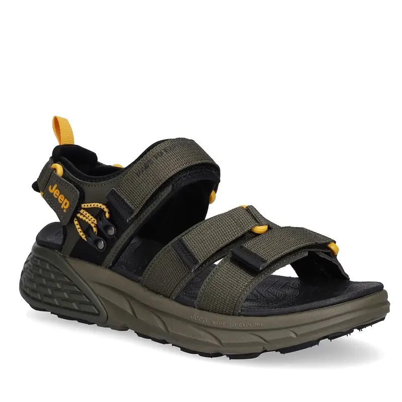 Sandale sport bărbați Jeep Groove kaki 3951BS61130KA — imaginea 2