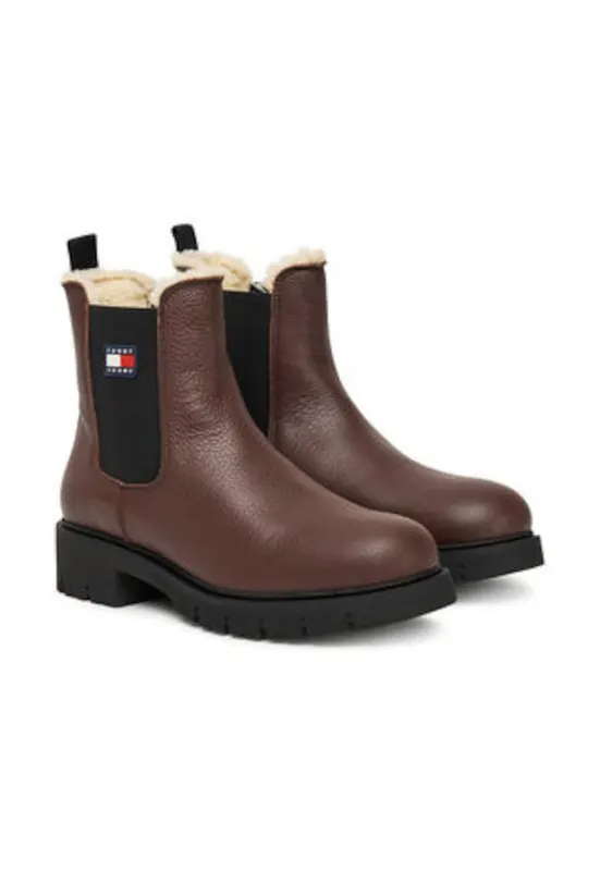 Ghete Chelsea pentru femei - 305553522 - piele naturala -