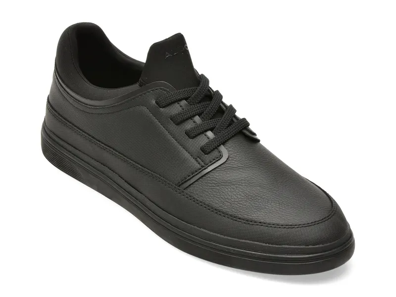 Pantofi sport negri, KURTIS 007, din piele ecologica