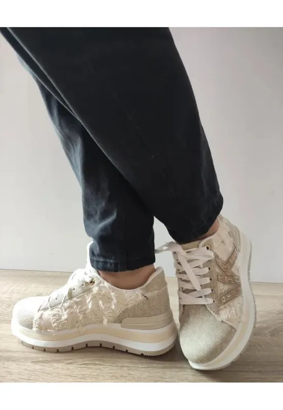 Pantofi Casual Dama Wsc250517-8 Bej - Bej - Bej