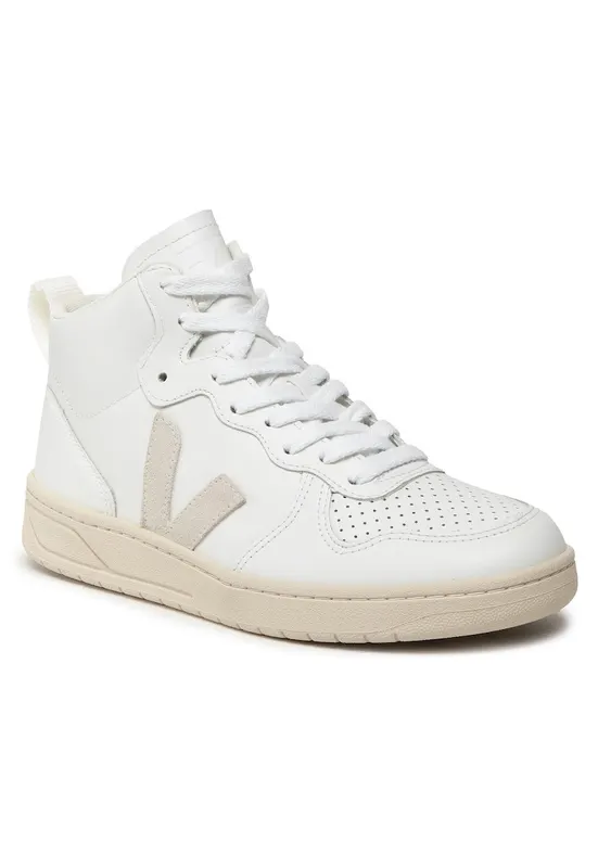 Tenisi unisex - 301484783 - piele naturala - alb/bej
