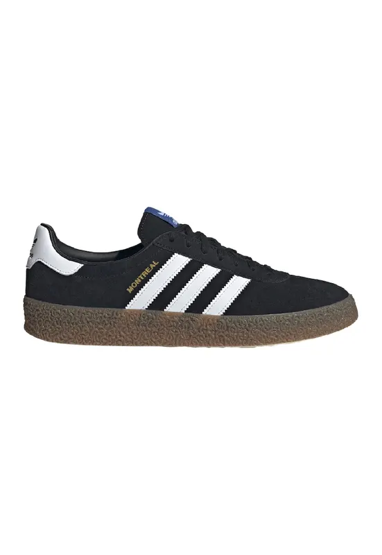 Pantofi sport din piele intoarsa Montreal - Alb/Negru