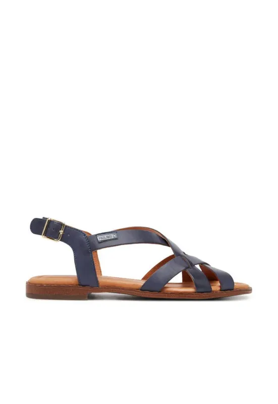 Sandale dama - W0X-0556ST - Piele naturala - Bleumarin