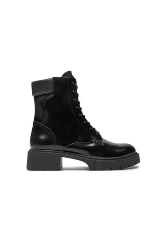 Botine dama CX027 - Piele naturala - Negru - Negru