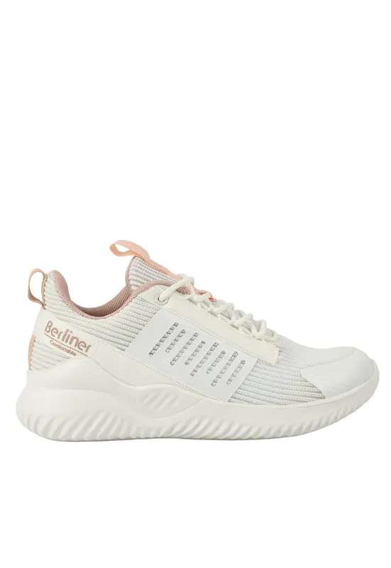 Pantofi sport - dama - CS-B603 - alb - textil