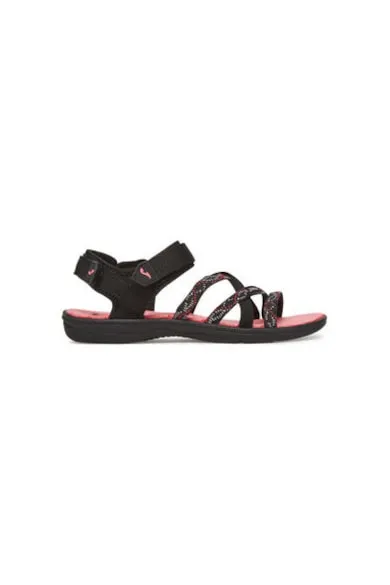 Sandale dama - SMALLS2501V - Textil - Negru