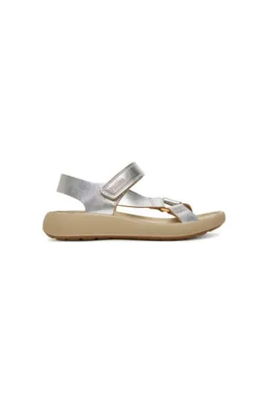 Sandale dama - 7898922 - Piele naturala - Argintiu
