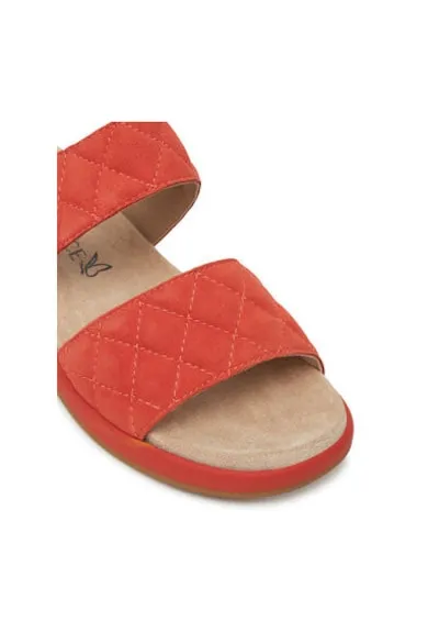 Slapi dama - 9-27204-44 - Piele naturala - Portocaliu