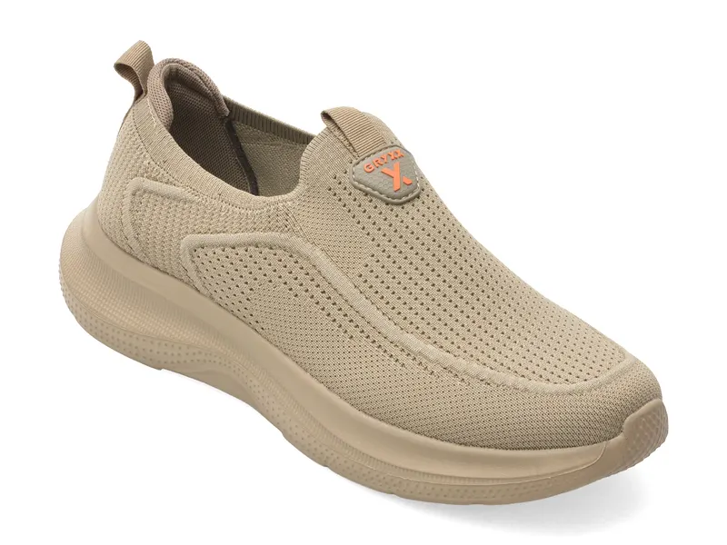Pantofi sport gri, A819, din material textil