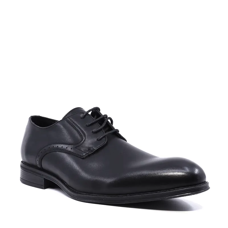 Pantofi derby bărbați Thezeus negri din piele 2349BP22443N — imaginea 2