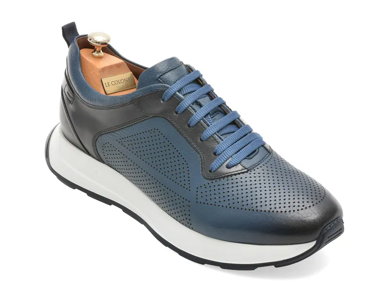 Pantofi sport LE COLONEL albastri, 73526, din piele naturala