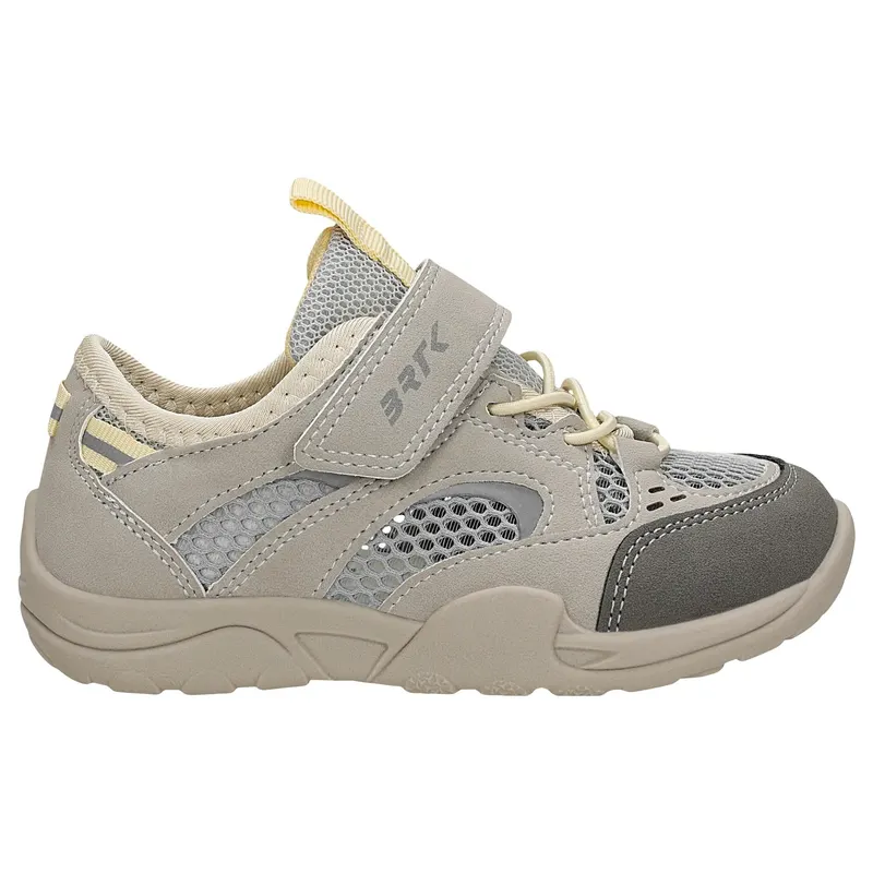 Pantofi copii barefoot gri cu vârf larg BARTEK 87023-10