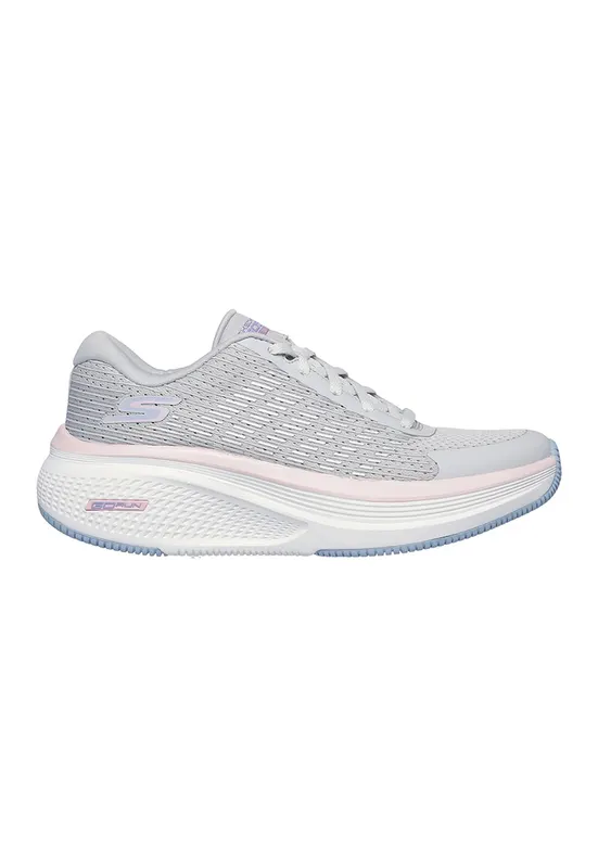 Pantofi sport Go Run Elevate 2.0 din material textil - Gri deschis/Alb murdar/Roz prafuit