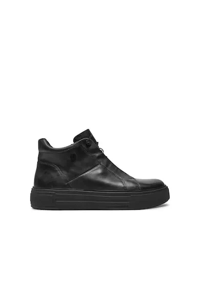 Pantofi sport dama - 304314 - Piele naturala - Negru -