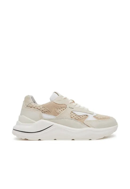 Pantofi sport dama - W421-FG-ET - D A T E - Piele naturala - 35 EU - Bej