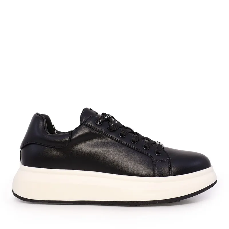 Sneakers bărbați Luca di Gioia negri din piele 3911bp811n