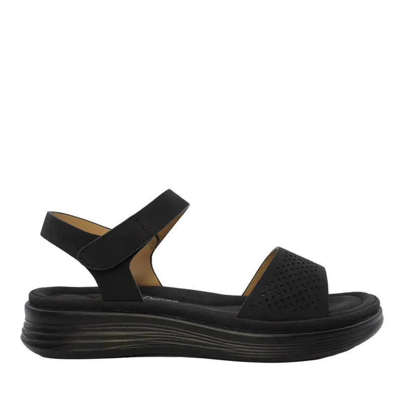 Sandale femei Solo Donna negre 2859ds6117n