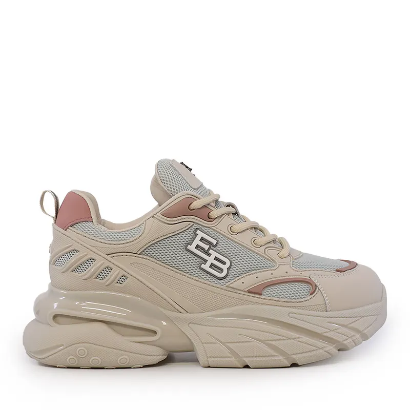 Sneaker femei Enzo Bertini bej din piele și textil 3861DP191BE