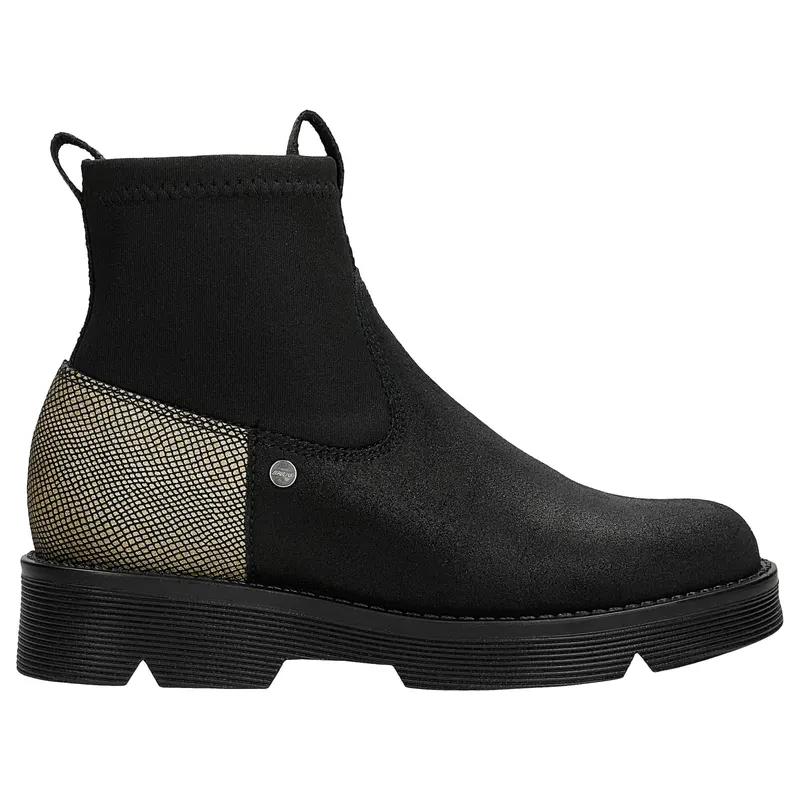 Ghete îmblănite pentru fete BARTEK 4334-12RP, negru-auriu