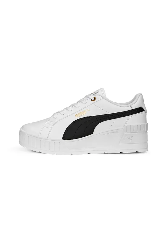 Pantofi sport cu talpa wedge Karmen - Alb