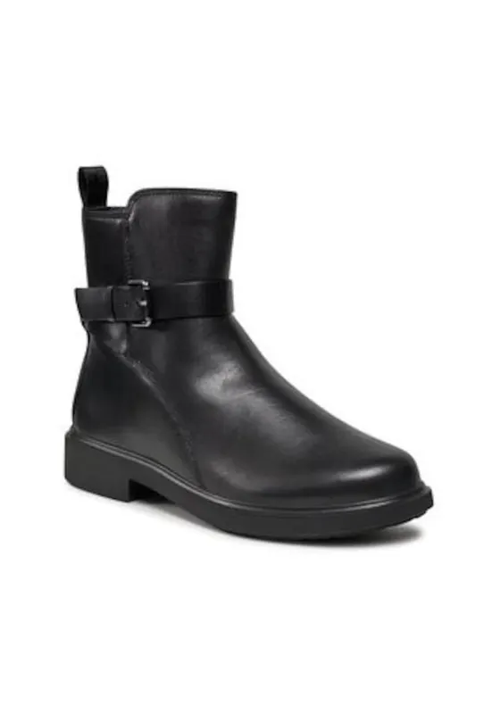 Ghete dama - 303175634 - piele naturala - negru