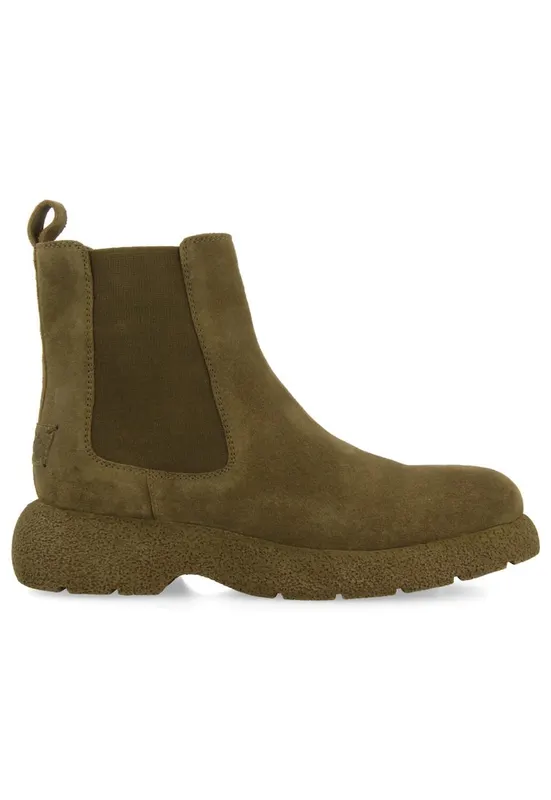Botine Chelsea de piele intoarsa