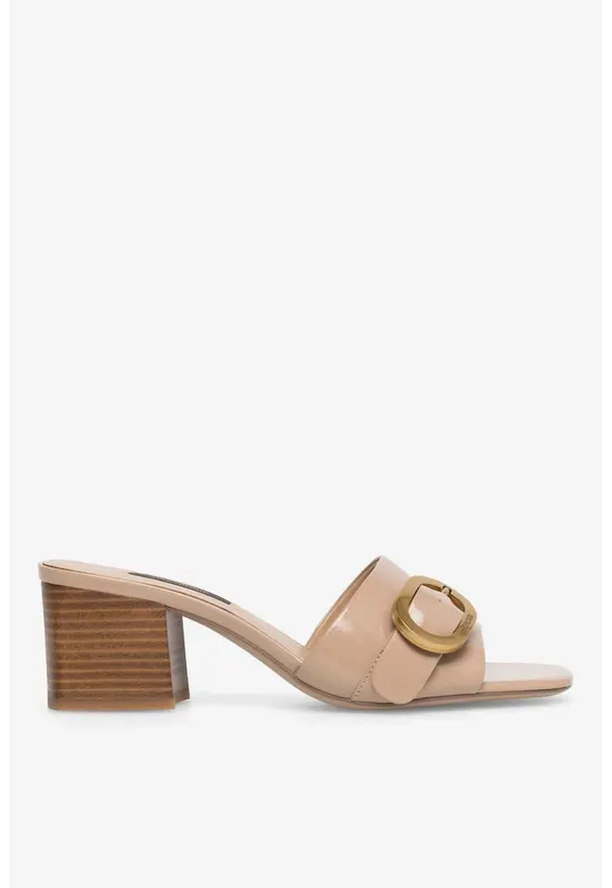 Papuci dama 5905588552710 - Piele naturala - Bej - Bej