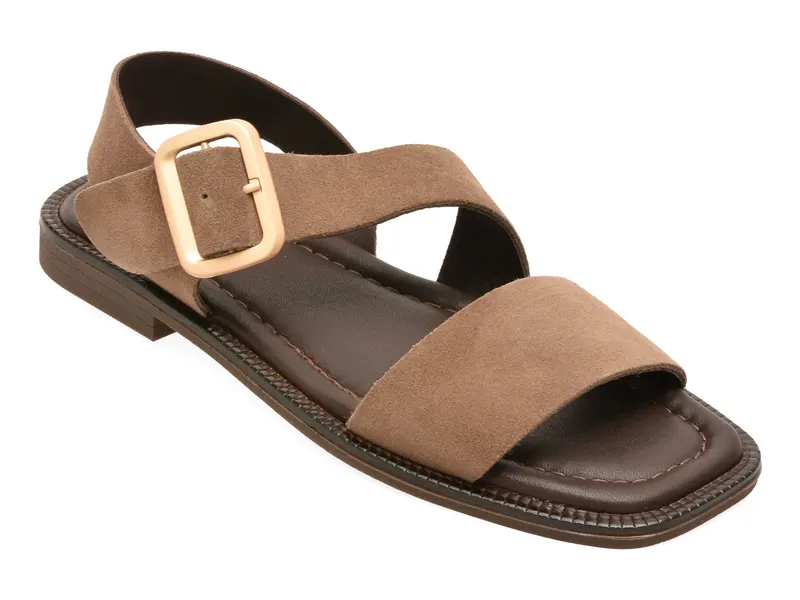Sandale GRYXX gri, 5001690, din piele intoarsa