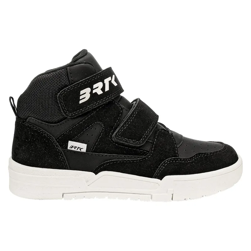 Botine negre BARTEK cu talpă albă în contrast 88000-11