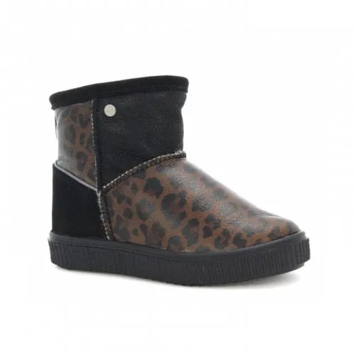 Botine termoizolate pentru fete BARTEK W-640370/OLL, negru-maro